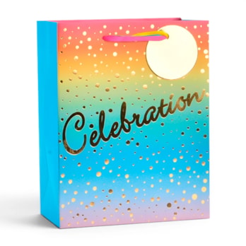 Wholesale Colourful Star Foiled Large Gift Bag 30x42x12cm | Wholesale Direct