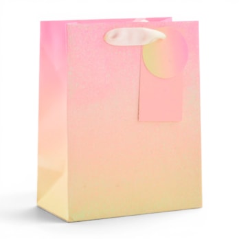 Wholesale Ombre Iridescent Glitter Medium Gift Bag 26x32x12cm | Wholesale Direct