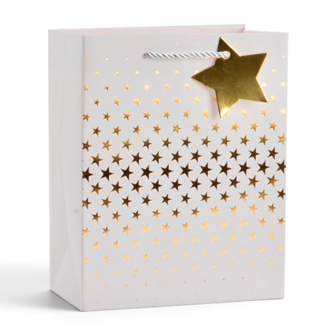 Wholesale Foiled Star Large Gift Bag 30x42x12cm | Wholesale Direct