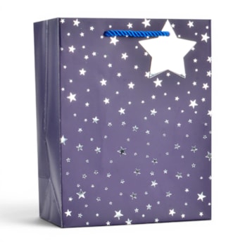 Wholesale Foiled Star Large Gift Bag 30x42x12cm | Wholesale Direct