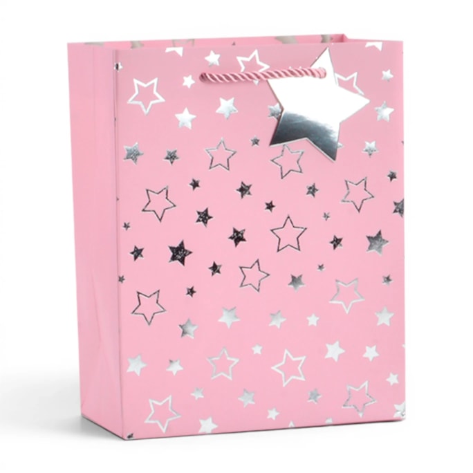 Wholesale Foiled Star Large Gift Bag 30x42x12cm | Wholesale Direct