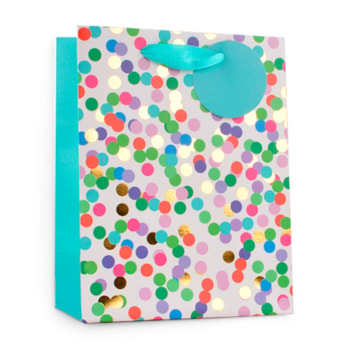 Wholesale Confetti Detail Foiled Medium Gift Bag 26x32x12cm | Wholesale Direct Wholesale Confetti Detail Foiled Medium Gift Bag 26x32x12cm | Wholesale Direct