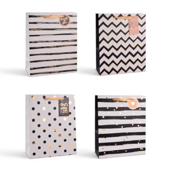 Wholesale Patterned Foil Medium Gift Bag 26x32x12cm | Wholesale Direct
