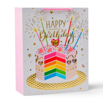 Wholesale Unisex Foiled  Large Gift Bag 30x42x12cm | Wholesale Direct
