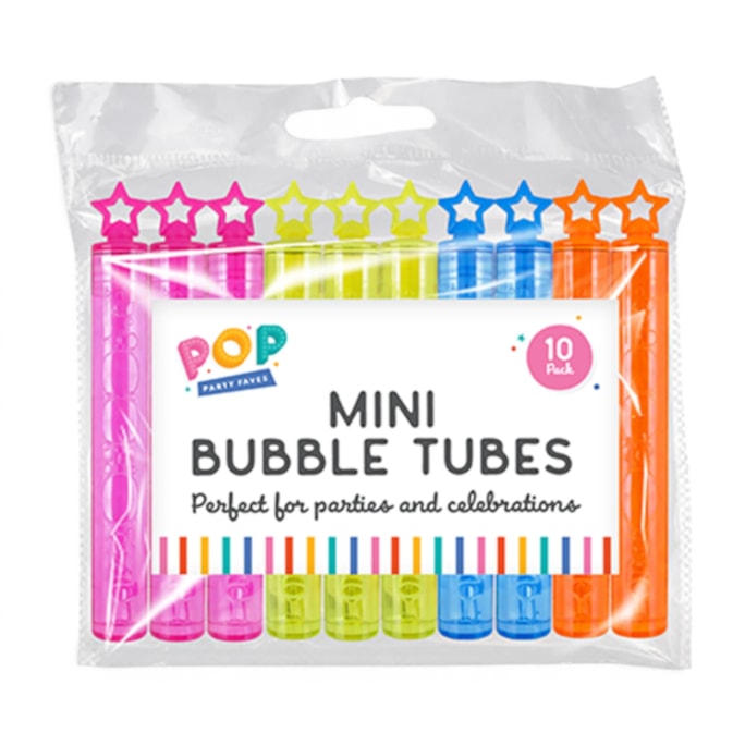 Wholesale Mini Bubble Tubes 10pk | Wholesale Direct