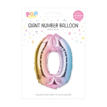 Wholesale Multicoloured Foil Number Balloon 65cm | Wholesale Direct