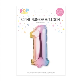Wholesale Multicoloured Foil Number Balloon 65cm | Wholesale Direct