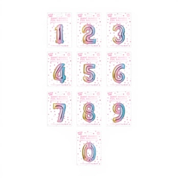 Wholesale Multicoloured Foil Number Balloon 65cm | Wholesale Direct Wholesale Multicoloured Foil Number Balloon 65cm | Wholesale Direct