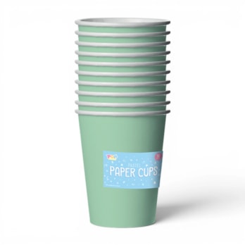 Wholesale Pastel Paper Cups 10pk CDU | Wholesale Direct
