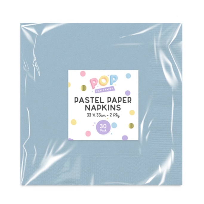 Wholesale Pastel Paper Napkins 30pk | Wholesale Direct