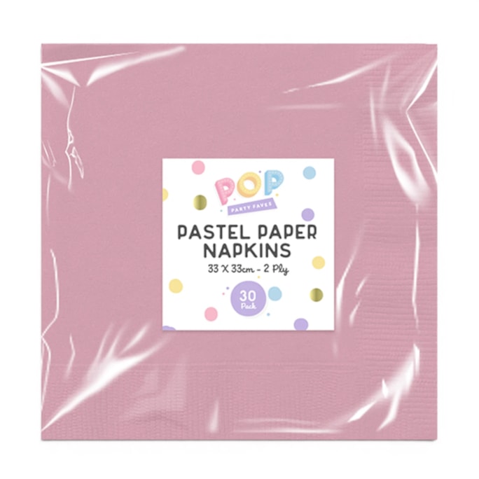 Wholesale Pastel Paper Napkins 30pk | Wholesale Direct