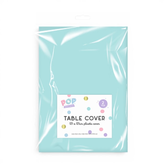 Wholesale Pastel Plastic Table Cloths 2pk | Wholesale Direct