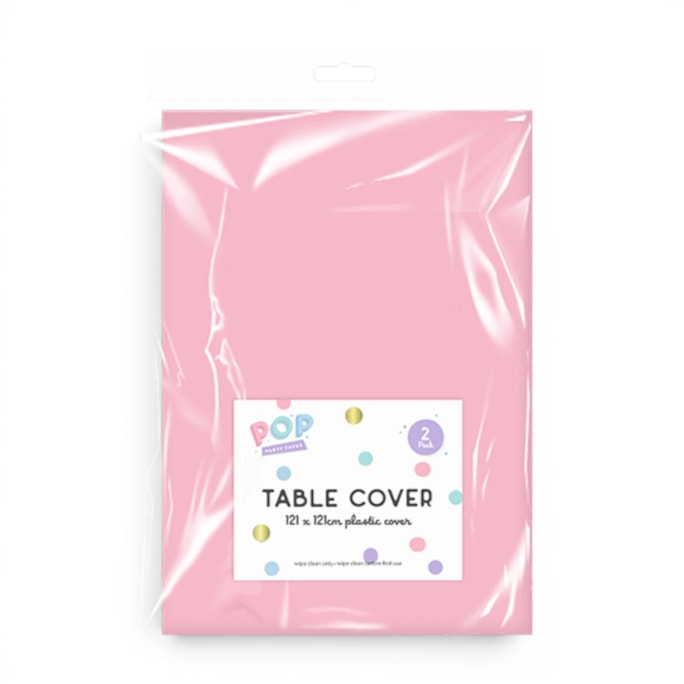 Wholesale Pastel Plastic Table Cloths 2pk | Wholesale Direct