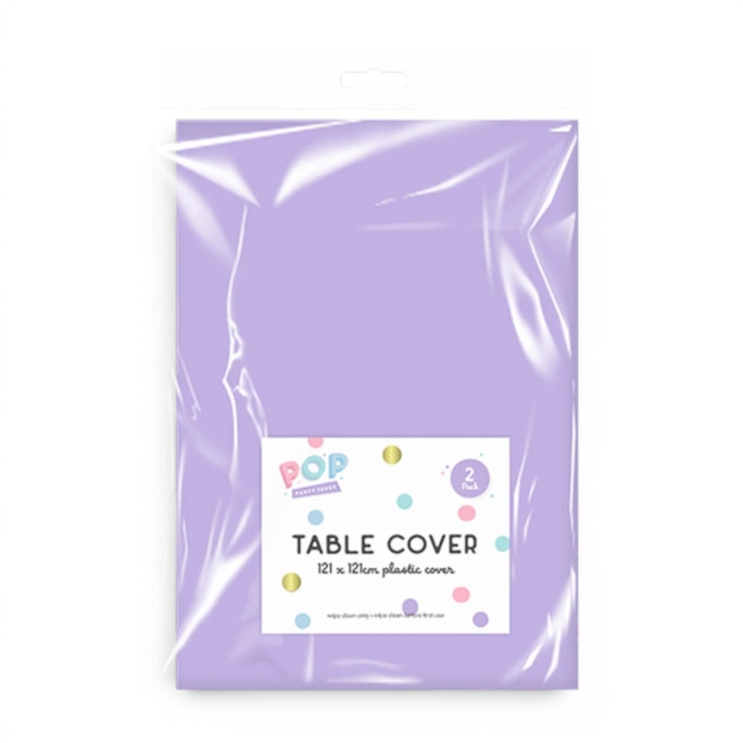 Wholesale Pastel Plastic Table Cloths 2pk | Wholesale Direct