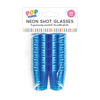 Wholesale Neon Shot Glasses 24pk | Wholesale Direct