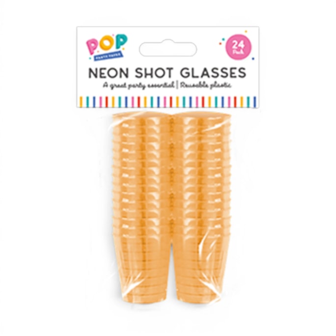 Wholesale Neon Shot Glasses 24pk | Wholesale Direct Wholesale Neon Shot Glasses 24pk | Wholesale Direct