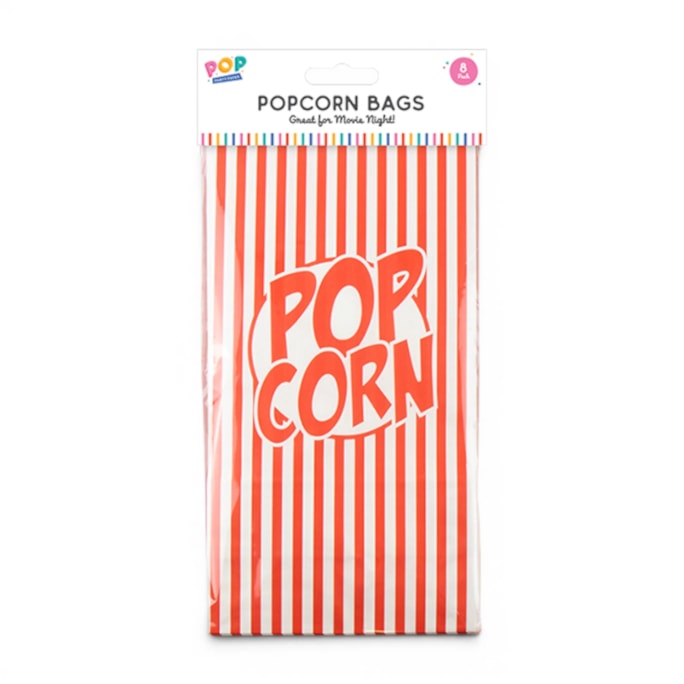 Wholesale Paper Popcorn Bag 8pk | Wholesale Direct