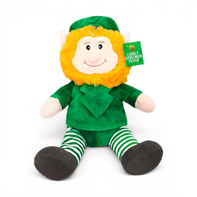 Wholesale St. Patrick's Day Leprechaun Plush 28cm | Wholesale Direct