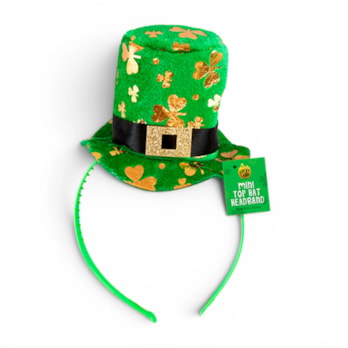 Wholesale St. Patrick's Mini Top Hat Headband | Wholesale Direct