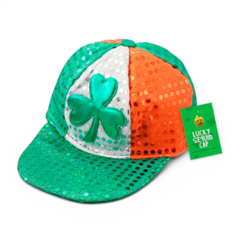 Wholesale St. Patrick's Day Sequin Cap | Wholesale Direct