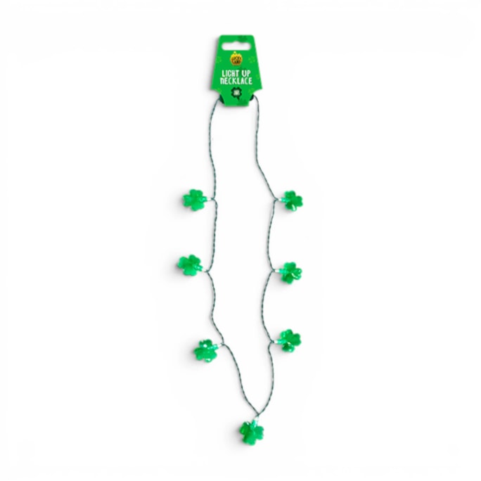 Wholesale St. Patrick's Day 7 LED Necklace | Wholesale Direct