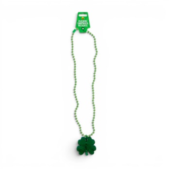 Wholesale St. Patrick's Day Flashing LED Shamrock Necklace | Wholesale Direct