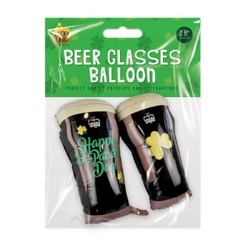 Wholesale St. Patrick's Day Beer Glasses Balloon 28" | Wholesale Direct