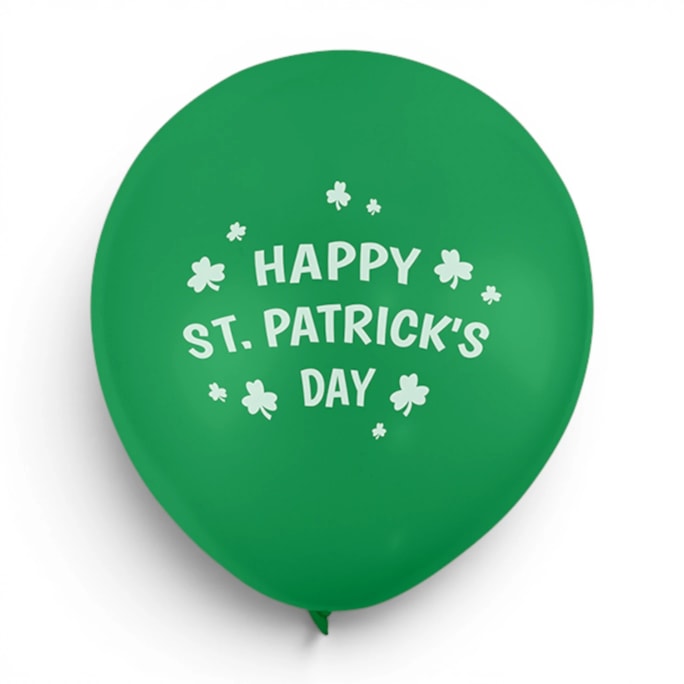 Wholesale St. Patrick's Day Printed Balloons 9" 12 Pack | Wholesale Direct