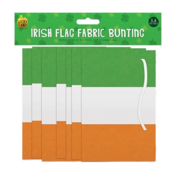 Wholesale Irish Flag Fabric Bunting 3.6m | Wholesale Direct Wholesale Irish Flag Fabric Bunting 3.6m | Wholesale Direct