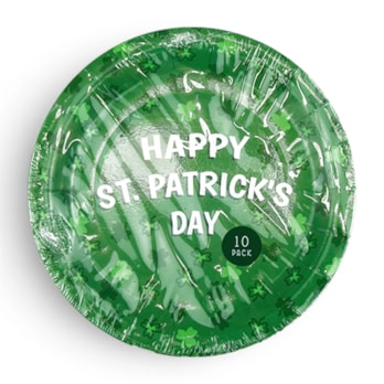 Wholesale St. Patrick's Day Paper Plates 22.5cm 10pk | Wholesale Direct