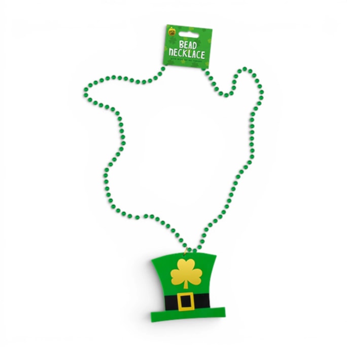 Wholesale St. Patrick's Day Hat Pendant Bead Necklace | Wholesale Direct