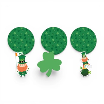 Wholesale St. Patrick's Day Card Swirl Decorations 12 Pack | Wholesale Direct