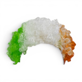 Wholesale Irish Tricolour Afro Wig | Wholesale Direct