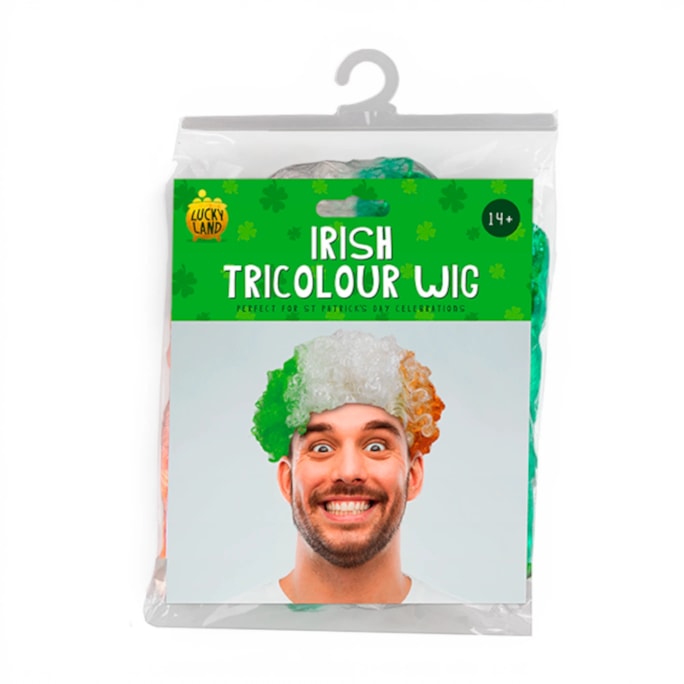 Wholesale Irish Tricolour Afro Wig | Wholesale Direct