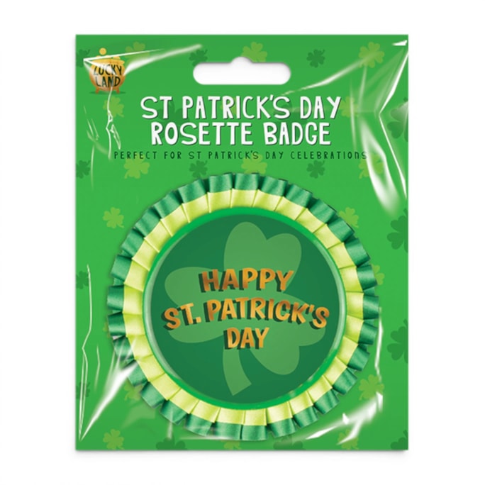 Wholesale St. Patrick's Day Rosette Badge | Wholesale Direct