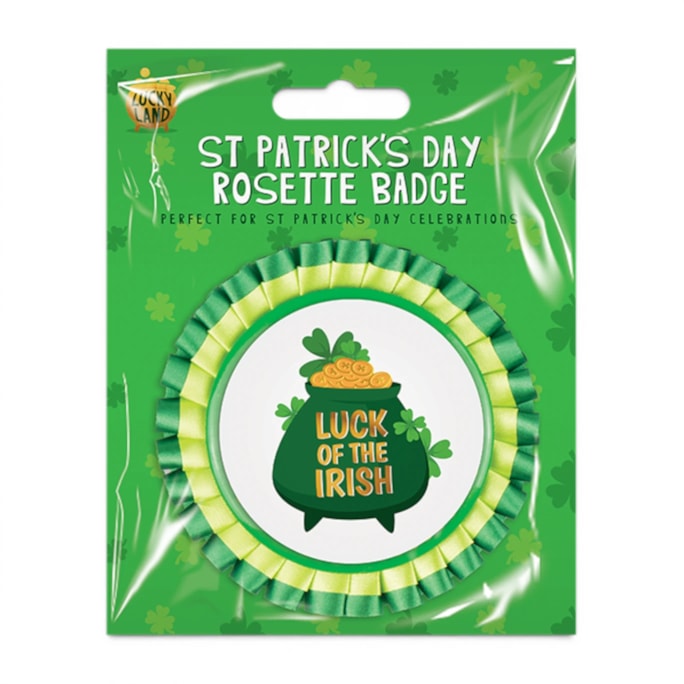Wholesale St. Patrick's Day Rosette Badge | Wholesale Direct