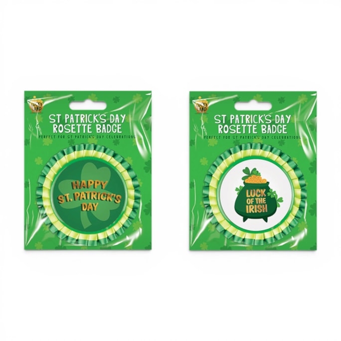 Wholesale St. Patrick's Day Rosette Badge | Wholesale Direct