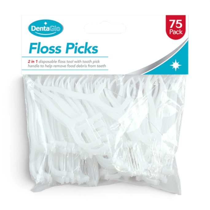 Wholesale Dental Floss Toothpicks 75pk | Wholesale Direct