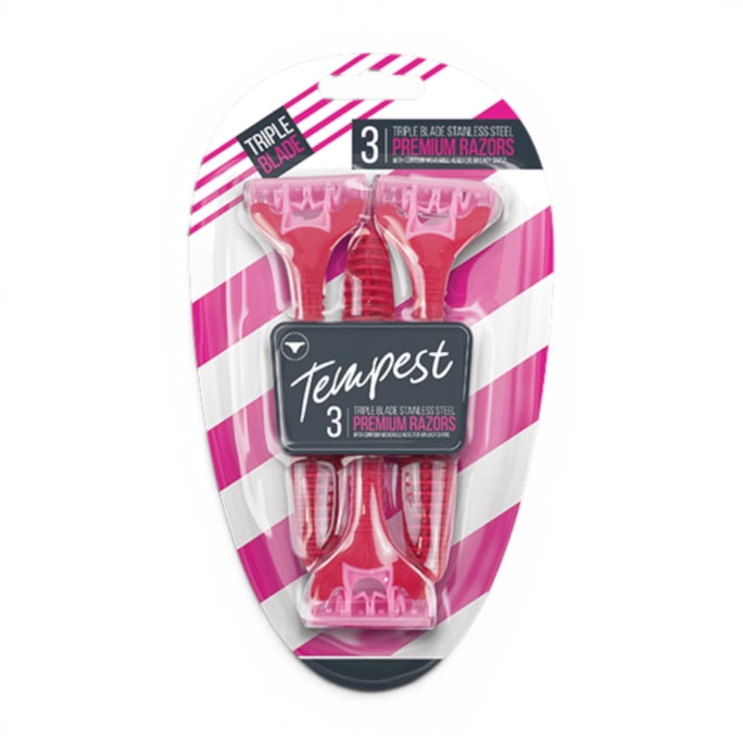 Wholesale Ladies Disposable Triple Blade Razors 3pk | Wholesale Direct Wholesale Ladies Disposable Triple Blade Razors 3pk | Wholesale Direct