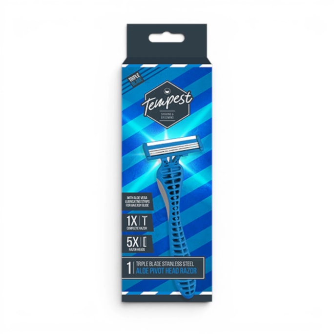 Wholesale Mens Three Blade Aloe Pivot Head Razor 6pk | Wholesale Direct Wholesale Mens Three Blade Aloe Pivot Head Razor 6pk | Wholesale Direct