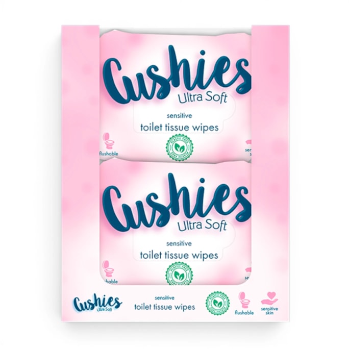 Wholesale Sensitive Toilet Wipes 36pk CDU - Plastic Free | Wholesale Direct