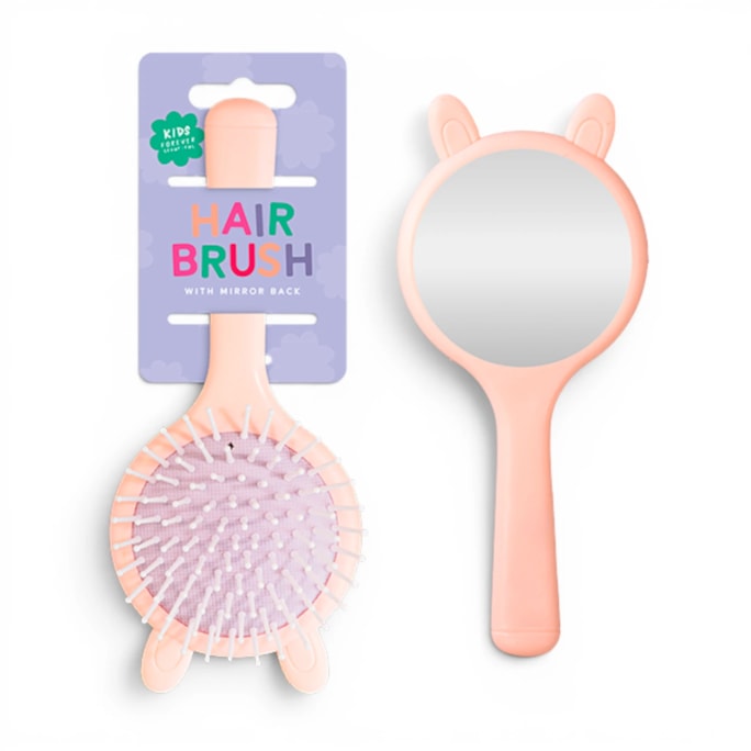 Wholesale Animal Shaped Hairbrush with Mirror 16.5cm | Wholesale Direct
