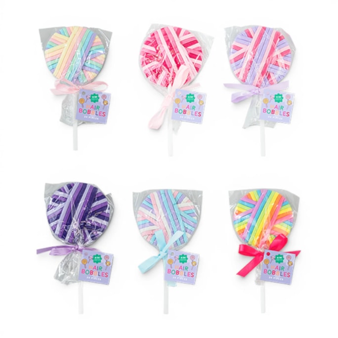 Wholesale Lollipop Hair Bobbles 24pk CDU | Wholesale Direct