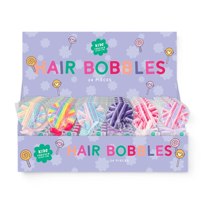 Wholesale Lollipop Hair Bobbles 24pk CDU | Wholesale Direct