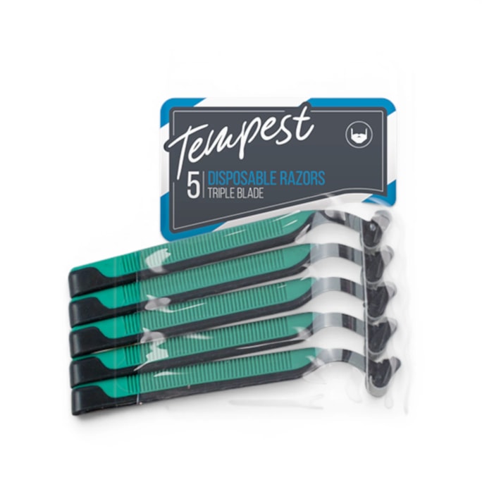 Wholesale Mens Disposable Triple Blade Razors 5pk | Wholesale Direct