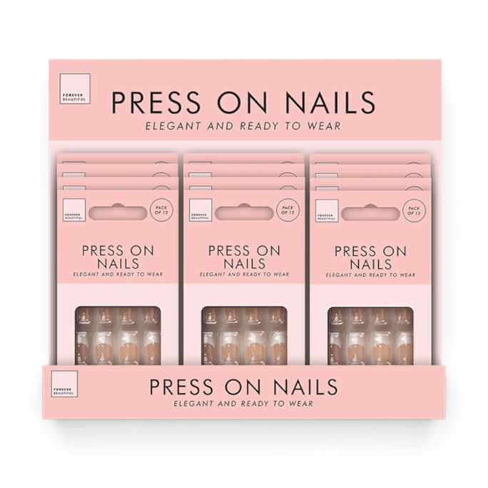 Wholesale Press On Nails 12pk CDU | Wholesale Direct