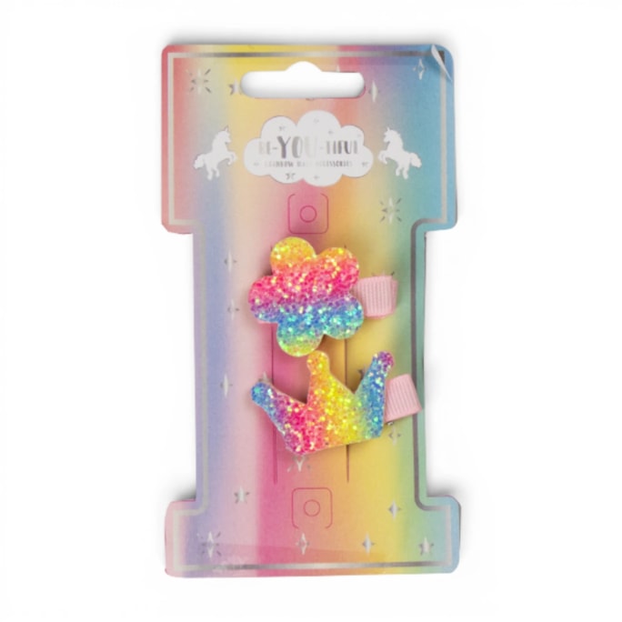 Wholesale Kids Pastel Rainbow Hair Accessories With FSDU | Wholesale Direct