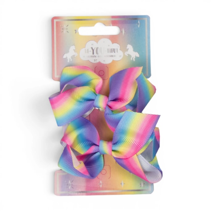 Wholesale Kids Pastel Rainbow Hair Accessories With FSDU | Wholesale Direct