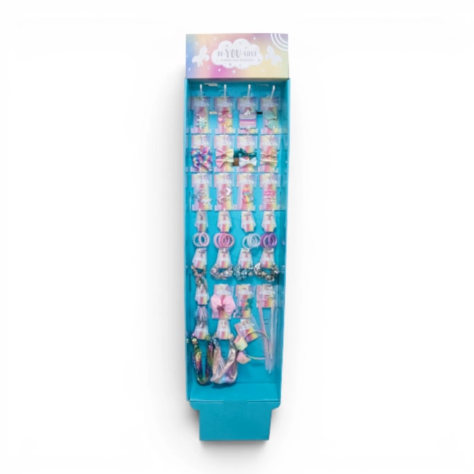 Wholesale Kids Pastel Rainbow Hair Accessories With FSDU | Wholesale Direct