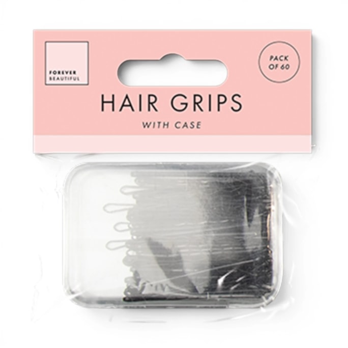 Wholesale Hair Grips With Case 60pk | Wholesale Direct Wholesale Hair Grips With Case 60pk | Wholesale Direct